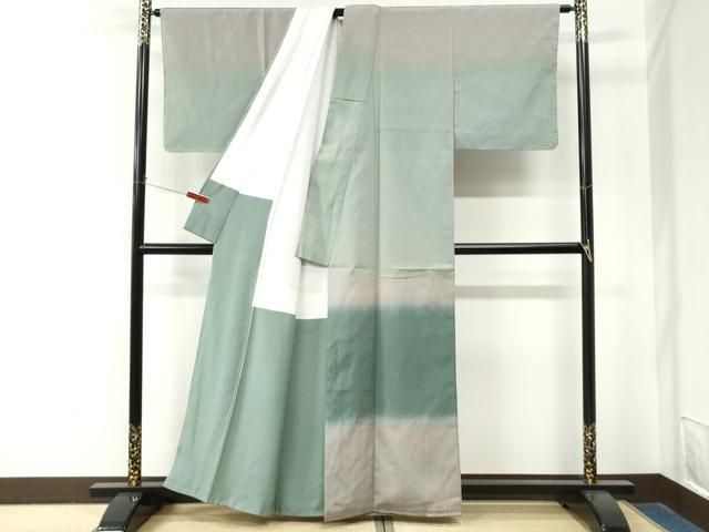平和屋着物●訪問着 霞文 暈し染め 正絹 逸品 未使用 CABO0035yc