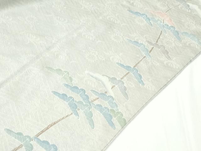 平和屋着物●訪問着 友禅 松 正絹 逸品 CABO0039yc