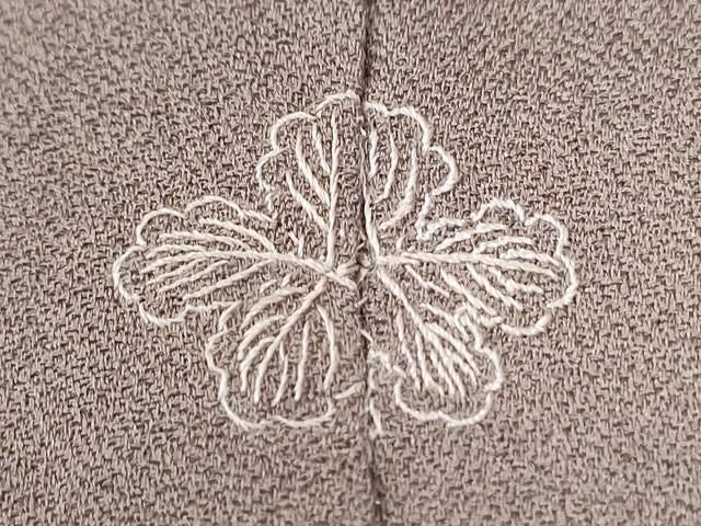 平和屋着物●訪問着 駒刺繍 菱菊唐草文 金彩 正絹 逸品 CABO0059yc