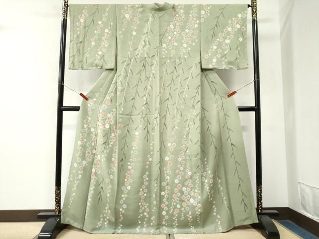 平和屋着物●訪問着 絞り 舞花文 やまと誂製 正絹 逸品 未使用 CABO0068yc