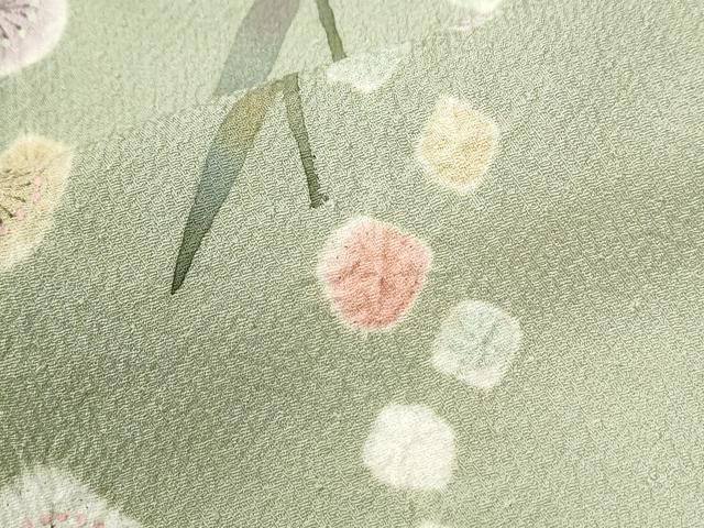 平和屋着物●訪問着 絞り 舞花文 やまと誂製 正絹 逸品 未使用 CABO0068yc