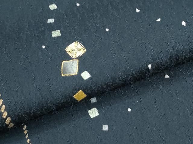 平和屋着物●訪問着 駒刺繍 霰文 金彩 正絹 逸品 CABO0069yc