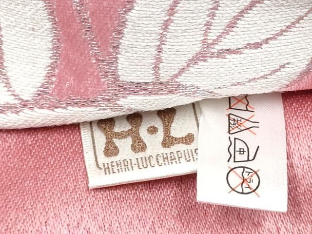 平和屋着物●H・L(アッシュエル) HENRI-LUC CHAPUIS 全通柄袋帯 椿 銀糸 CABO1645hy