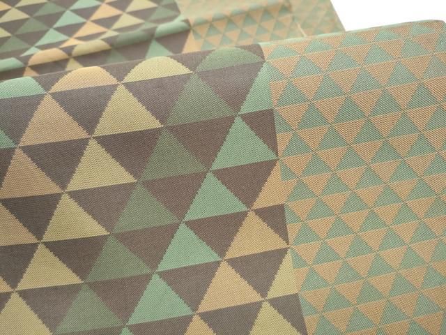 平和屋着物●京の名門・菱屋六右ェ門 両面 全通柄袋帯 むらさき乃 草花文 正絹 逸品 CABO1654hy