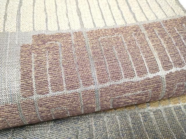 平和屋着物●六通柄袋帯 源氏香 正絹 逸品 CABO1655hy