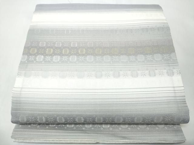 平和屋着物●両面 六通柄袋帯 牡丹唐草文 金糸 やまと誂製 逸品 CABO1692hy