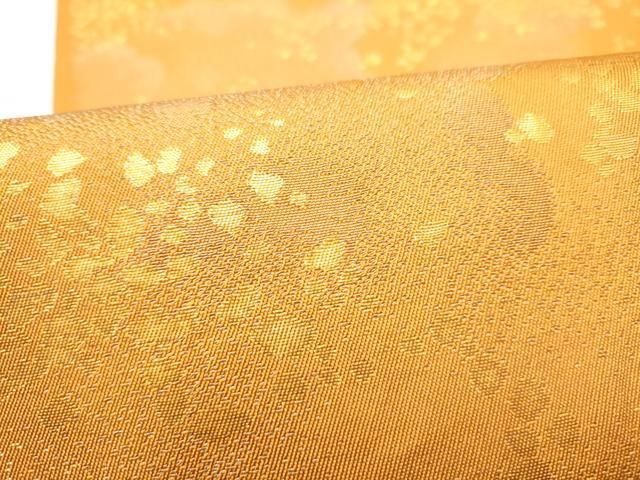平和屋着物●織物一筋名門 織悦 全通柄 本袋帯 箔散らし文 金糸 正絹 逸品 CABO1738hy