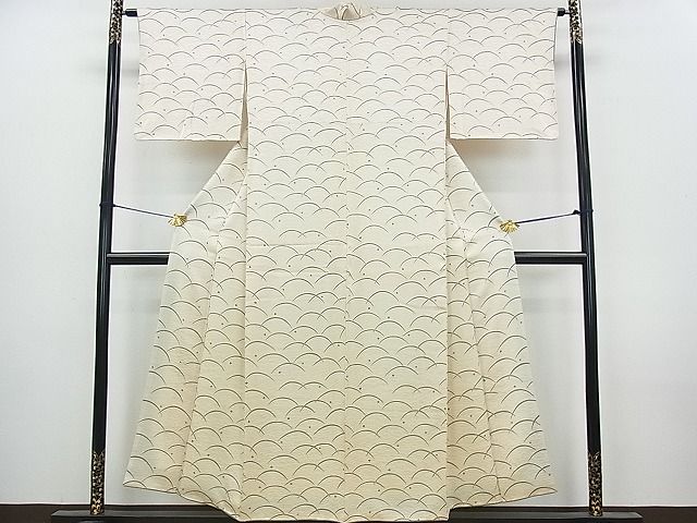 平和屋着物■付下げ 露芝文 逸品 cf4097