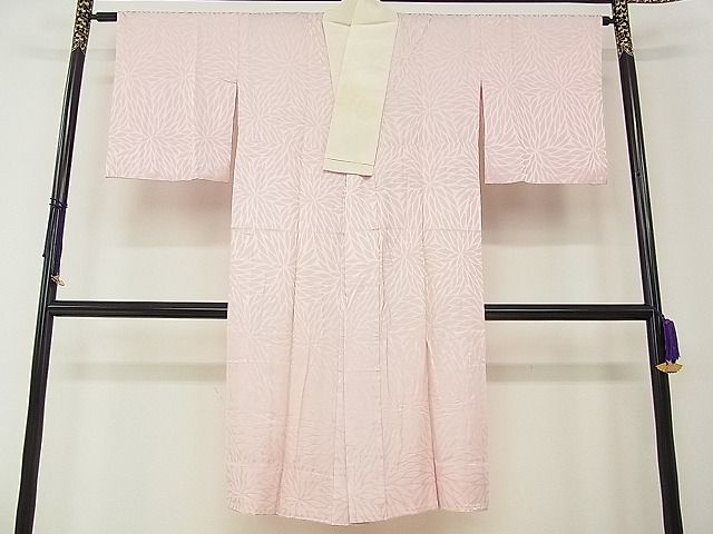 平和屋着物■上質な長襦袢 無双仕立て 菊地紋 逸品 cf4611