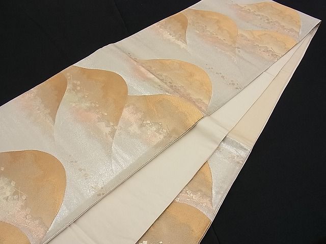 平和屋着物■六通柄袋帯 遠山 金銀彩 逸品 n-ck1038