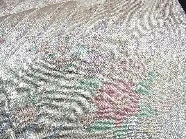平和屋着物■六通柄袋帯 花鳥文 金銀彩 逸品 n-ck1041