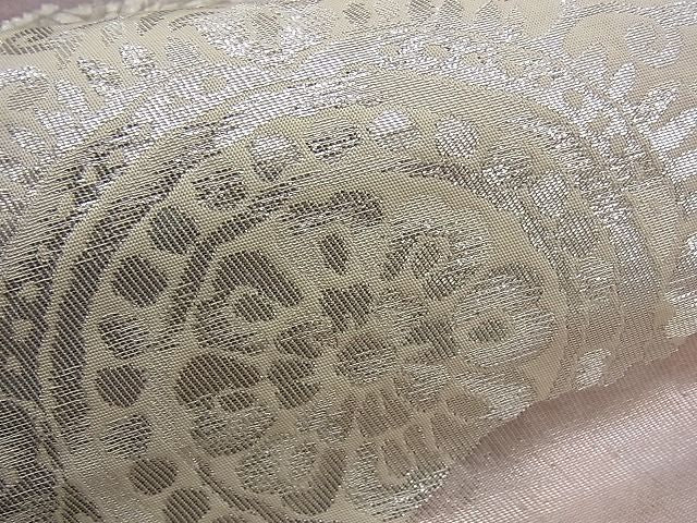 平和屋着物■六通柄袋帯 道長草花文 金銀糸 逸品 n-ck1092