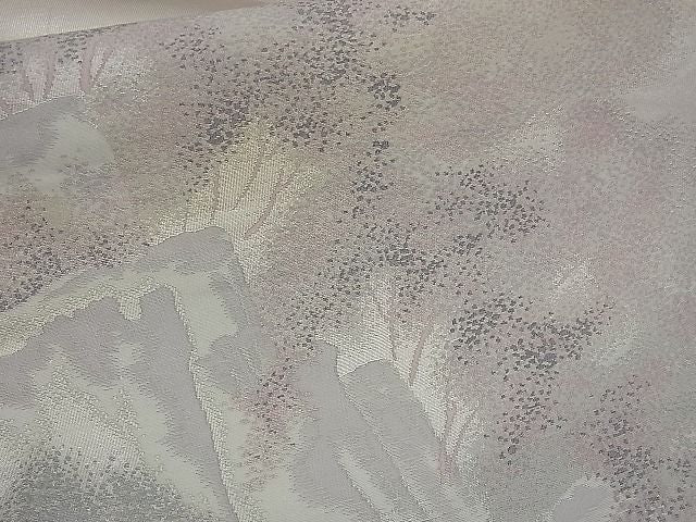 平和屋着物■六通柄袋帯 遠山樹林文 金銀糸 逸品 n-ck1204