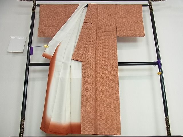 平和屋着物■付下げ 青海波文 逸品 cm1651