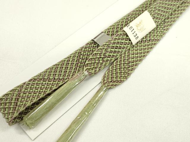 平和屋本店■夏物 和装小物 帯締め・帯揚げセット 逸品 未使用 CXAA0341s5