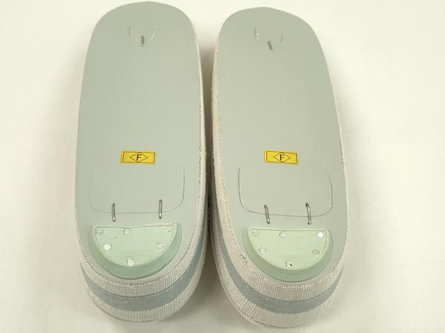平和屋本店■和装小物 亜麻草履 スリーシーズン 春夏秋 麻 箱付き 逸品 新品 CXAA0439s5