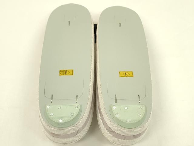 平和屋本店■和装小物 亜麻草履 スリーシーズン 春夏秋 麻 箱付き 逸品 新品 CXAA0444s5
