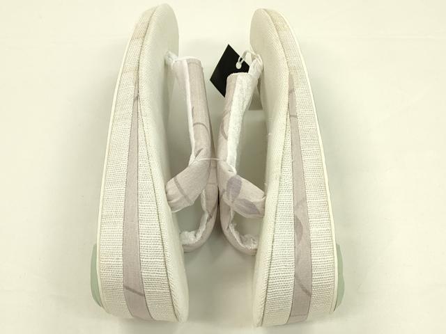 平和屋本店■和装小物 亜麻草履 スリーシーズン 春夏秋 麻 箱付き 逸品 新品 CXAA0444s5