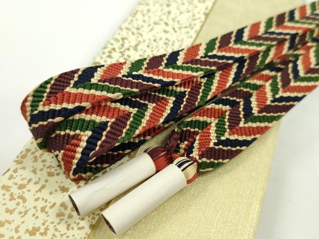 平和屋本店●極上 有職組紐道明 帯締め 笹浪組 法隆寺 本科 宮内庁御用 国立博物館御用 東京芸術大学御用 逸品 未使用CXAA0550s5