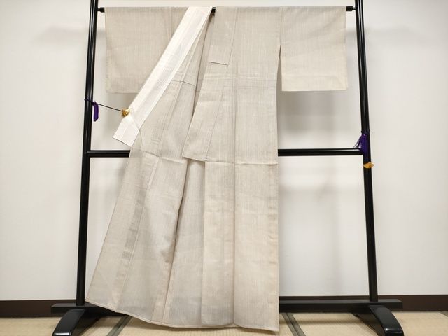 期間限定セール20%off■極上 夏物 訪問着 結城紬 夏結城 100亀甲 反端付き 逸品 未使用 CYAA0796s4