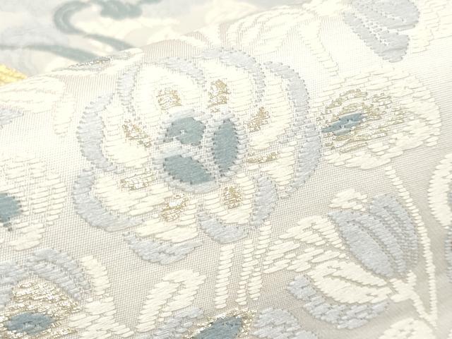 平和屋本店●極上 紋屋井関 御寮織 六通柄袋帯 唐織 花鳥文 金銀糸 逸品 CYAA0958s5