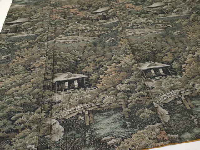 平和屋本店●極上 白泥染の第一人者・絣の魔術師 恵積五郎 本場大島紬 恵大島織物謹製 杉本美恵子作 証紙付 さが美扱 逸品 CYAA0982s5