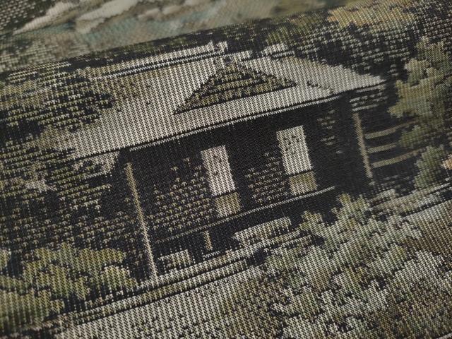 平和屋本店●極上 白泥染の第一人者・絣の魔術師 恵積五郎 本場大島紬 恵大島織物謹製 杉本美恵子作 証紙付 さが美扱 逸品 CYAA0982s5