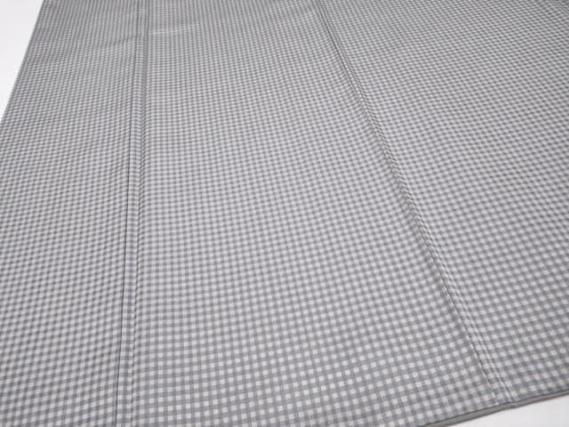 平和屋本店●極上 伝統工芸士 曽根武勇 お召 格子柄 逸品 CYAA1002s5