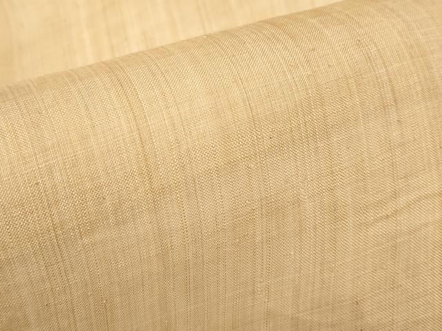 平和屋本店■極上 夏物 芭蕉布 手積み芭蕉糸100% 飴色 逸品 CYAA1269s5