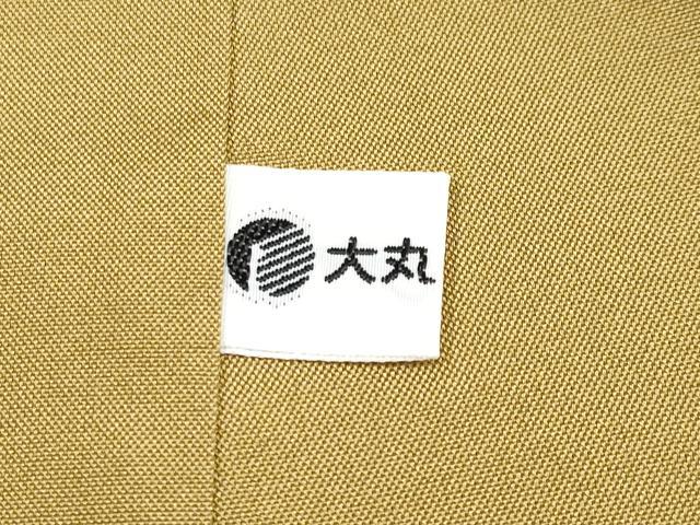 平和屋本店●極上 本場黄八丈 黒八丈 紬 市松綾織 大丸扱い 逸品 CYAA1519s5