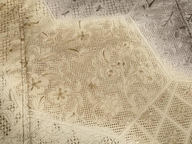 平和屋本店■極上 中国三大刺繍 スワトウ刺繍 総刺繍 訪問着 切嵌花唐草文 暈し染め 逸品 CYAA1533s5