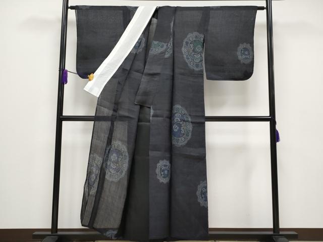 平和屋本店■極上 夏物 重要無形文化財 本場宮古上布 苧麻 逸品 CYAA1552s5