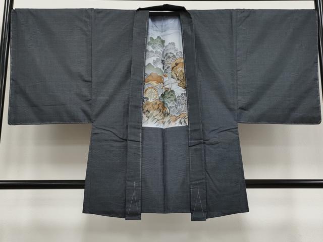 平和屋本店■極上 男性 本場大島紬 アンサンブル 中江絹織物謹製 証紙付き 逸品 CYAA1569s5