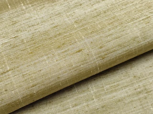平和屋本店●極上 能州紬 絲藝苑 上島洋山 海草染 利休茶色 ますいわ屋扱い 逸品 CYAA1576s5