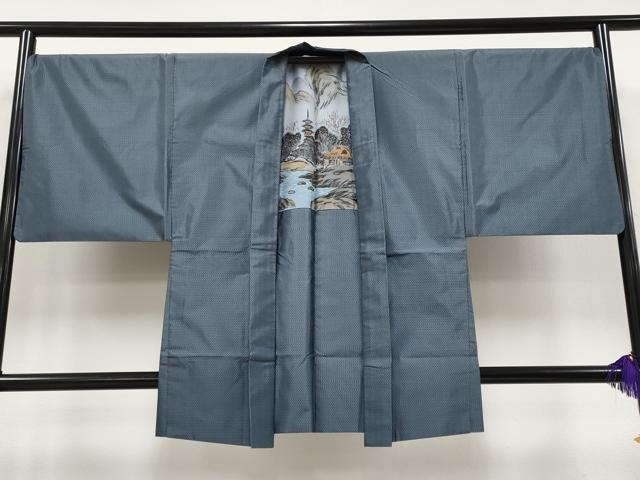 平和屋本店●極上 男性 本場大島紬 アンサンブル 逸品 未使用 CYAA1595s5
