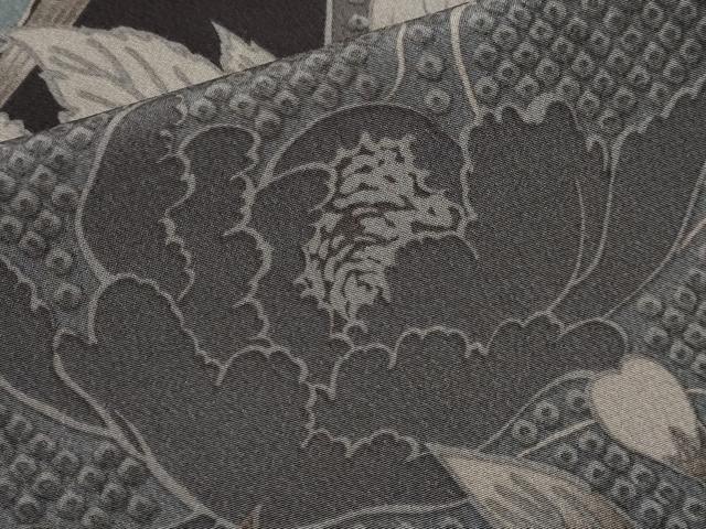 平和屋本店■極上 撫松庵 小紋 草花文 洗える着物 未使用 CYAA1604s5