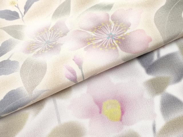 平和屋本店■極上 訪問着 手描き 草花文 暈し染め 逸品 未使用 CYAA1605s5