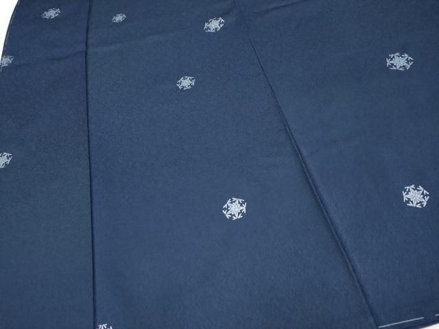 平和屋本店●極上 小紋 雪華文 暈し染め 銀彩 逸品 未使用 CYAA1761s5