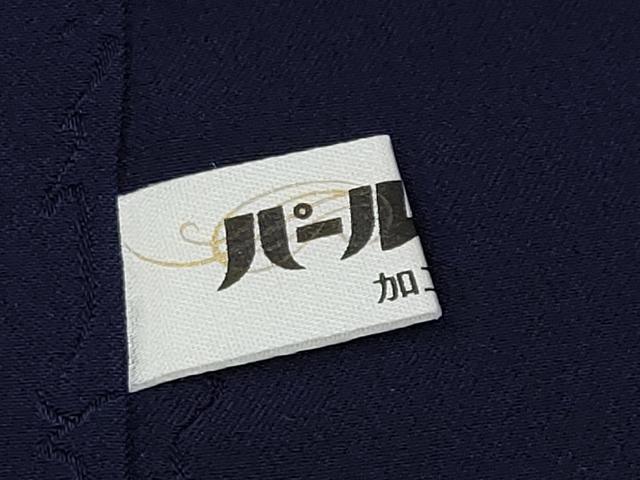 平和屋本店■極上 藍造り国選定無形文化財 藍師・佐藤昭人 大澤石雄 小紋 天然阿波藍 証紙・反端・認定証付 逸品 未使用 CYAA1763s5