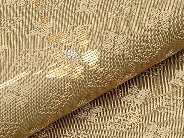 平和屋本店■最高級 龍村平蔵製 太鼓柄 本袋帯 一重唐草 金銀糸 逸品 CYAA1781s5