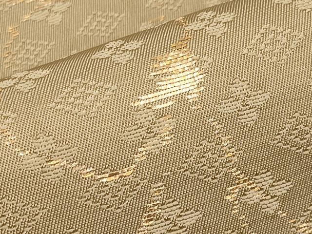 平和屋本店■最高級 龍村平蔵製 太鼓柄 本袋帯 一重唐草 金銀糸 逸品 CYAA1781s5