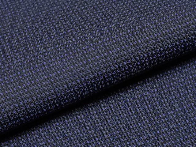 平和屋本店▽極上 男性 お召 単衣 格子柄 逸品 CYAA1840s5