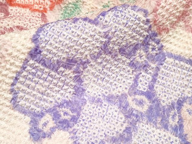 平和屋本店■極上 七五三 7歳 十三参り 女の子 祝着 総絞り 竹花文 逸品 CYAA1874s5