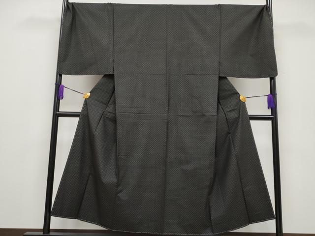 平和屋本店■極上 男性 本場大島紬 泥染め 吉祥文 徳田幸夫作 証紙付き やまと誂製 逸品 未使用 CYAA1895s5
