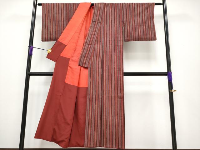 平和屋本店●極上 浦野理一 紬 間道 逸品 CYAA1993s5