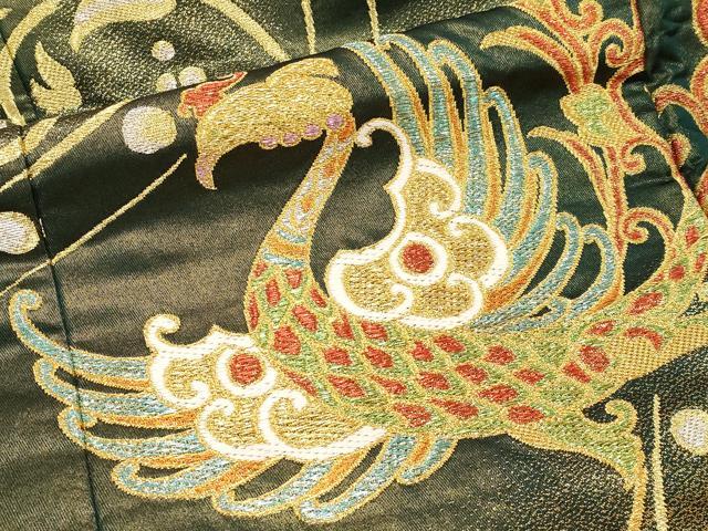 平和屋本店■極上 西陣 川島織物 色打掛 和装 婚礼 結婚式 花嫁 神社挙式 唐織 鳳凰葡萄花唐草文 金銀糸 逸品 CYAA2217s5