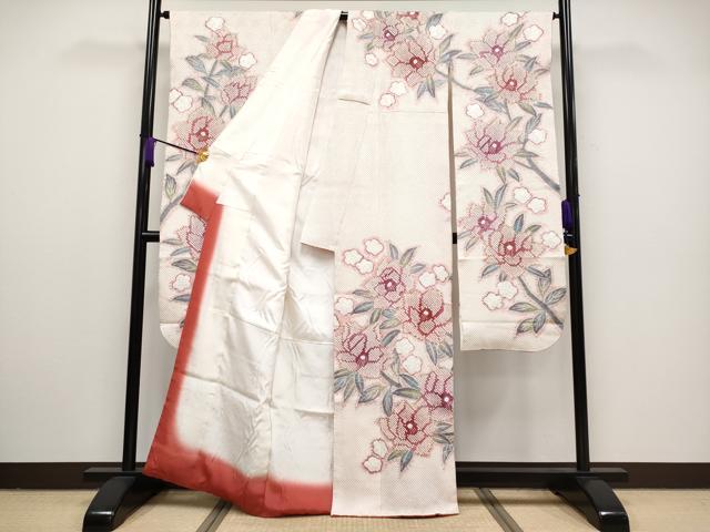 平和屋本店■極上 名門 藤娘きぬたや・総絞り 振袖 枝椿 逸品 CYAA2272s5