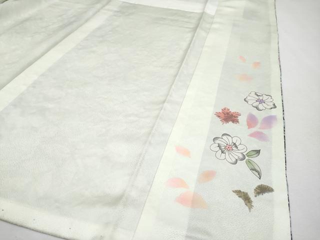 平和屋本店■極上 振袖 辻が花 絞り 暈し染め 銀通し地 逸品 CYAA2273s5