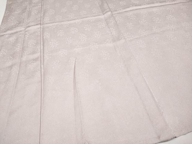 平和屋本店■極上 男性 江戸小紋 単衣 鮫小紋柄 舞花地紋 灰桜色地 逸品 未使用 CYAA2340s5