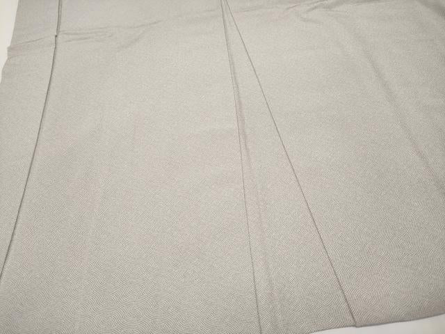 平和屋本店#極上 男性 長羽織 江戸小紋 分銅 生壁色地 逸品 CYAA2360s5